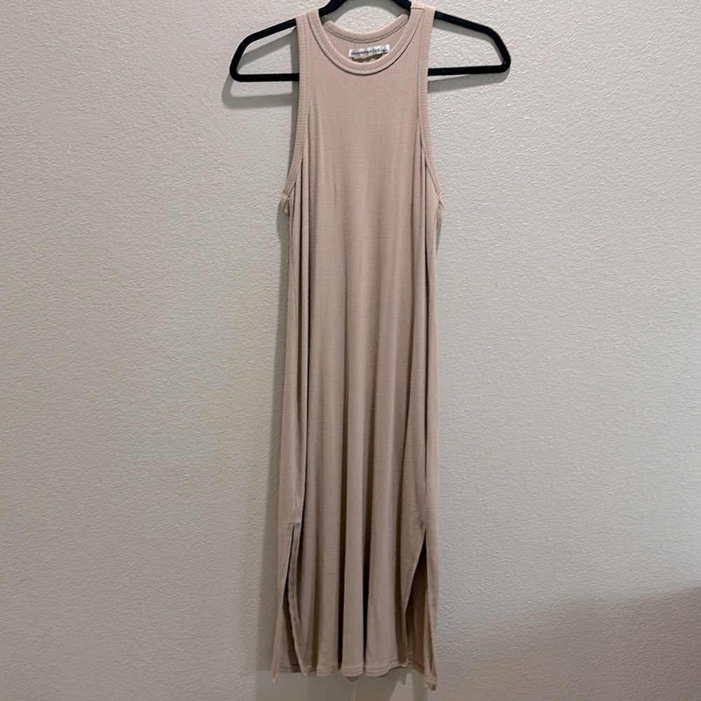 Abercrombie and Fitch Scuba Knit Midi Dress
